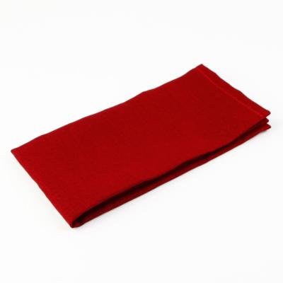 China Red Jacquard Style Christmas Cloth Material Linen Napkins for sale