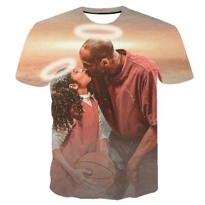 China Best Quality Viable Kobe Bryant RoundCollar O-Neck Customize Design High Quality T-Shirts for sale