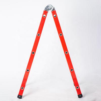 China Folding Ladders Iron Aluminum Alloy Stretchable Extension Telescopic Rope Ladder for sale