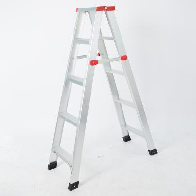 China Folding Ladders Factory Aluminum Double Sided Fine Herringbone Ladder Newest Quality Climbing Ladder Te koop