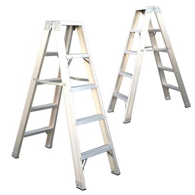 China Collapsible Folding Ladders Aluminum Stainless Steel Ladder Price Ladder Te koop