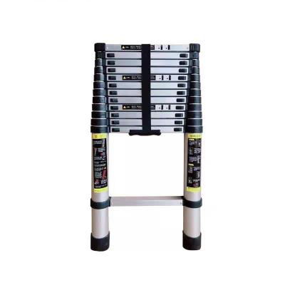 China High Quality 12.5FT Folding Ladders Safety and Durable Aluminum Telescopic Folding Step Ladder for sale