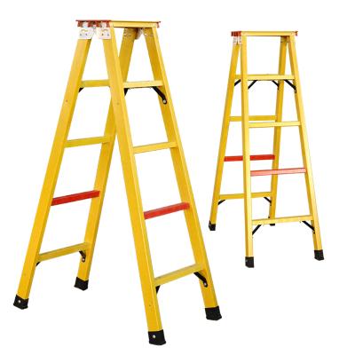 China Contemporary Fiberglass Ladder Multi Platform Purpose Portable Ladder for sale