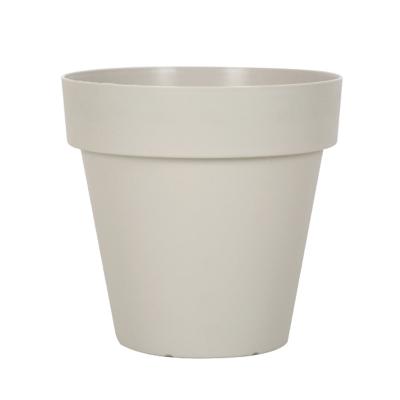 China Minimalist Plastic Plant Pot With Tray Indoor Home Planter Garden pp Decorative Flower Pots Plants Outdoor Planters for sale