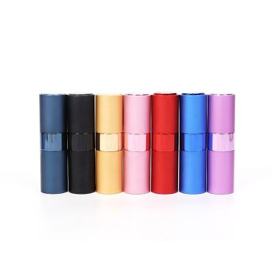 China Cosmetic 15ml Luxury Refillable Perfume Atomizer Twist Up Empty Aluminum Spray Perfume Bottle Spray Bottle for sale