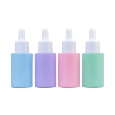 China 30ML Glass Bottle Essential Oil Glass Cosmetic Bottle With Dropper Empty Essential Oil Glass Bottle for sale