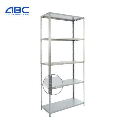 China Light Duty Corrosion Protection 3 4 5 Tiers Galvanized Steel Boltless / Bolted Racking Shelf Shelves for sale