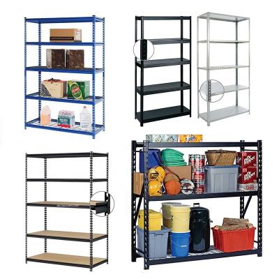 China Corrosion Protection Storage Shelf Rack Easy Install Adjustable Metal Height 5 Layers Item Color Surface Feature Customizable Steel Protection Plate for sale