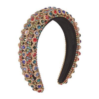 China Styling accessories Diamond Crystal Headbands For Women luxury rhinestone hair fashion beauty decoration new for sale