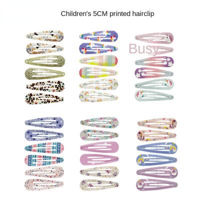 China Wholesale Grown Hair Decoration Hair Clip Blast Clip 5Cm Hair Clip PrintingBBClip Hair Clip Hairpin Barrettes for sale