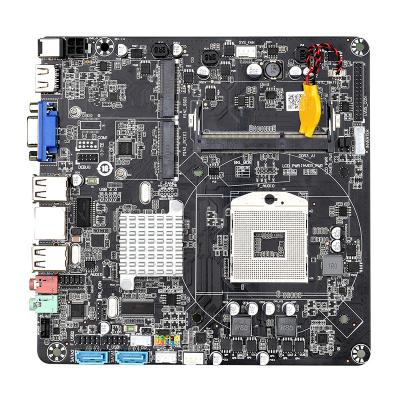 China Socket 989 ITX Motherboard HM55 DDR3 SO-DIMM Slot Integrated PCI Mainboard Fit For All In One PC for sale