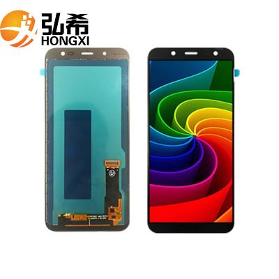 China Incell Quality Mobile Phone LCD and Touch Screen Display for Samsung J600 J6 2018 Full LCD for J6 for sale