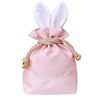 China Convenient Large Enough Polyester Eco-Friendly Fabrics Softly All In One Travel Women Makeup Mags Cosmetic Drawstring Bag for sale