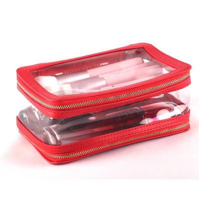 China Convenient Luxury TPU Portable Travel Organizer Clear Makeup Cosmetic Waterproof Bag for sale