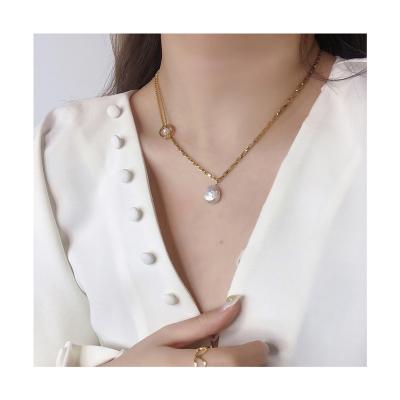 China Outlet FASHIONABLE Baroque Pearl Factory Pendant Ladies Fashion Jewelry New Exquisite Jewelry Necklace Handmade Jewelry for sale