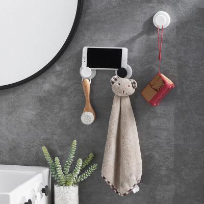 China Colorful Hanger Hooks Suction Organizer Vacuum Suction Cup Home Storage Rack Without Drill Waterproof Household Viable for sale