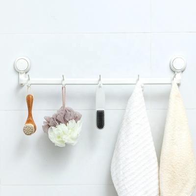 China No Drilling Suction Taili No-drilling Removable No-Drilling Cup Multifunctional Waterproof Washable Removable Towel Rack Max Hold 10kg for sale