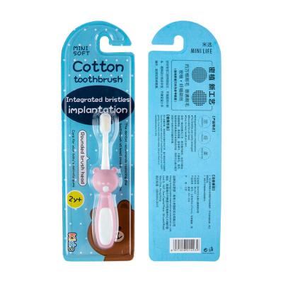 China 2-10 Pack Toothbrush Pack 2-10 Hair Safe Children's Single Baby Bear Small Soft Hair Toothbrush for sale