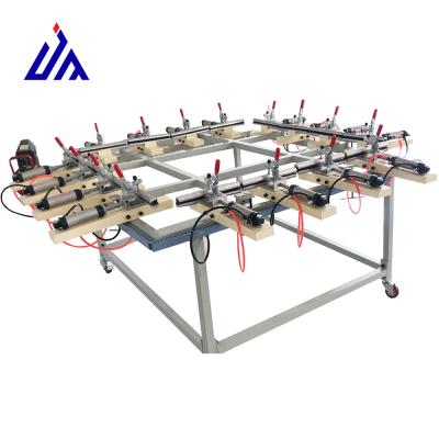 China Garment Shops Custom Manual Pneumatic Screen Printing Stretcher Frames Silk Screen Printing Machine for sale