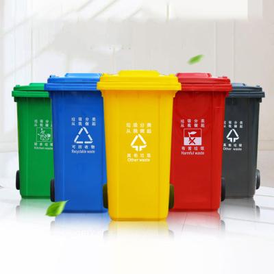 China Sustainable Environmental Protection Recycling Large Plastic Odorless Landfills Bins With Foot Pedal 20 L 2021 for sale