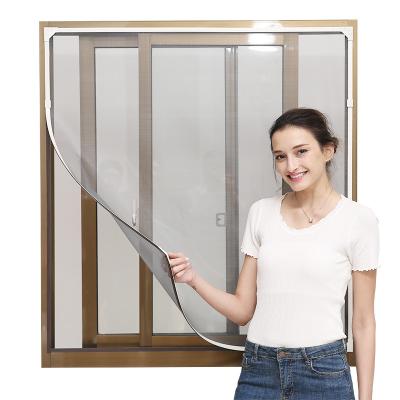 China Contemporary Magnet Mesh Curtain /Window Screen (keep fly, mosquito and small insects away) for sale