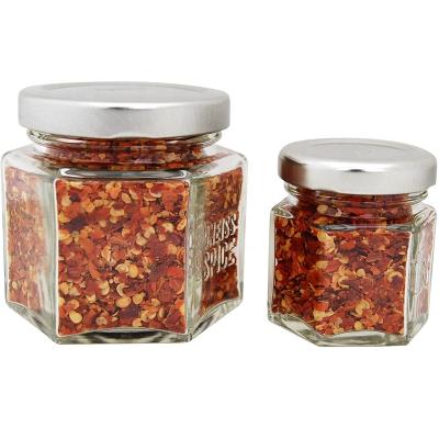 China 12 Pack Viable Empty Spice Jar Magnetic Glass Spice Jar Bottle With Magnetic Silver Lid And Spice Label for sale