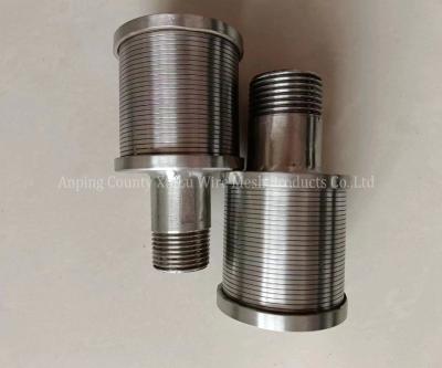 China 70mm Screen Nozzle Diameter Wedge Wire Filter Nozzle for Round Wire Shape Filtration Needs for sale