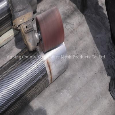 China Filtration Galvanized Q235 Wedge Wire Stainless Steel V Wire Johnson Continuous Slotted Screen PIpe for sale