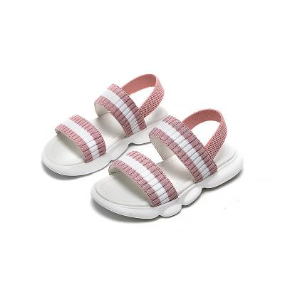 China Lovely Summer Kids Girls Sandals Anti-slippery Hot Selling Soft Rubber Cool Shoes for sale