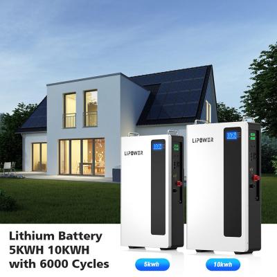 China External Battery Solar Energy Storage Power System Home 48V 51.2v 200AH 10KWh Stacked LiFePO4 Battery Easy Plug Battery for sale