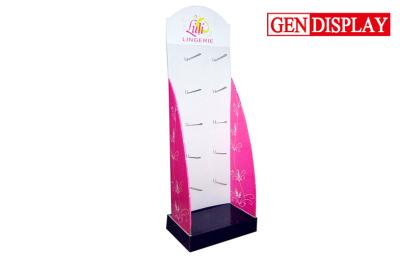 China Stable Cardboard Cosmetic Display Stands Retail For Supermarket / Store for sale