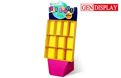 China Kids Toys Cardboard POP Display Stand , POS Toys Floor Display for sale