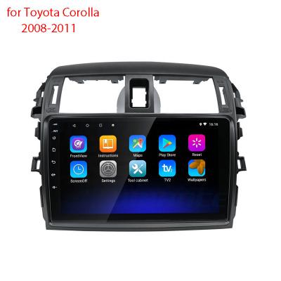 China 9 inch DVD Player Dash Radio Android Stereo Multimedia GPS Factory Car Video For Toyota Corolla 2008 2009 2010 2011 for sale