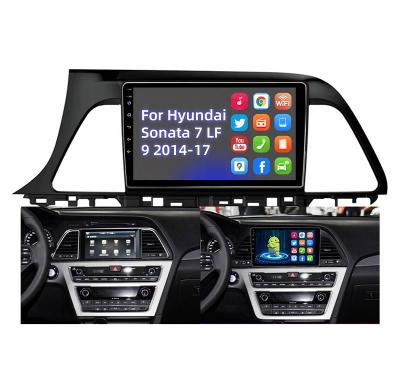 China GPS YC 9 Inch Multimedia 2din Android Car BT Video Radio Fm For Hyundai Sonata 7 SI 9 2014-2017 for sale