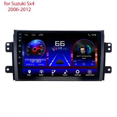 China GPS Multimedia Player 9 Inch GPS BT Wifi Android Navigation Car Radio 2 Din Car Radio For Suzuki Sx 4 2006-2012 for sale