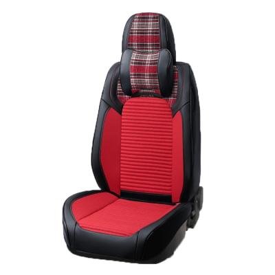 China Sports Fashion Wholesale Leather And Canvas Material Car Seat Covers Factory Direct Supply Seat Car Covers for sale