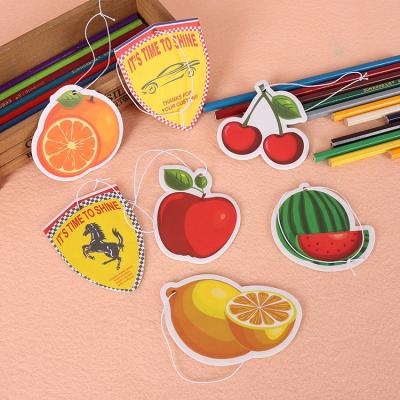 China Luxury Promotional Custom Car Air Freshener Hanging Paper Air Freshener Manufacturer Entryway for sale