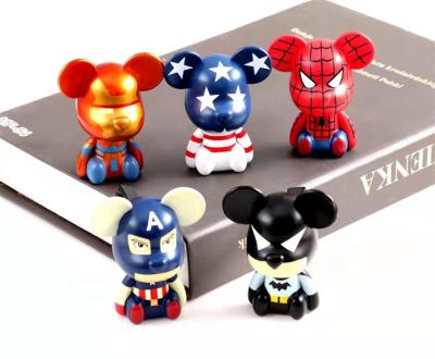 China Luxury Promotion Cartoon Character Souvenir Scented Personality Display Figure Toy Holder Dashboard Air Vent Clip Custom Air Freshener for sale