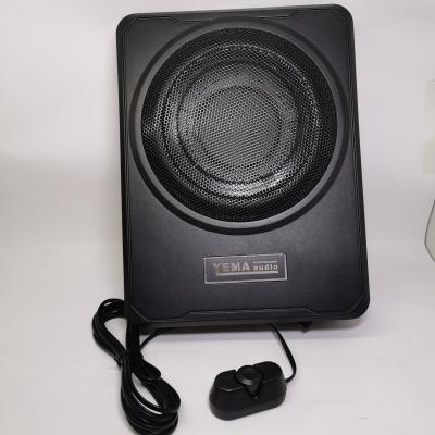 China Aluminum Under Seat Subwoofer Speakers Factory Wholesale Low Price Flat Powered Subwoofer 90dB for sale