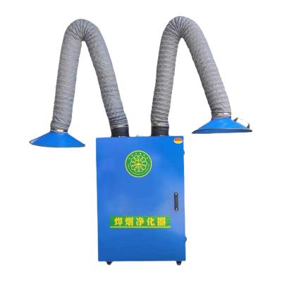 China Building Material Stores Factory Industrial Fume Extractor Dust Collection Equipment Mobile Welding Portable Dust Collector for sale