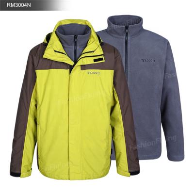 China CLASSIC 3 IN 1 Ski Jacket Men Winter Jacket Windproof Slim Fit Parka Custom Anorak for sale