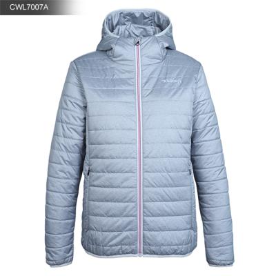 China Breathable Women's Lightweight Quilted Jacket Insulated Hooded Jacket Winter Water Resistant Coat for sale