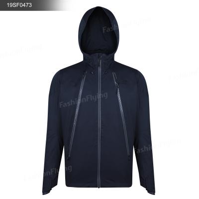 China Sustainable Fashion Breathable Custom Anorak Jacket Mens Recycled Softshell Jacket for sale