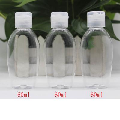 China Common Disinfection 60ml Personal Care Gel Bottle Portable Explosion-proof Disposable Gel Bottle Disinfectant Sub-Bottle for sale