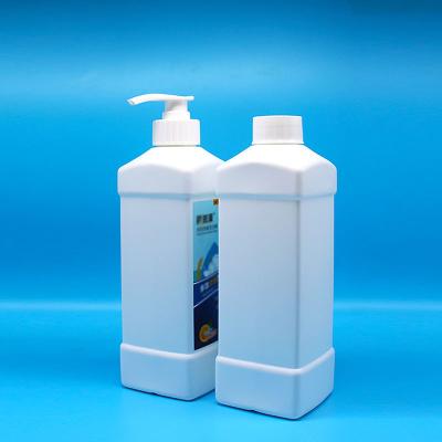 China Wholesale Chemical Laundry Detergent Bottle 1000ml Chemical Bottle Square 1L Photocatalyst Photocatalyst Bottle for sale