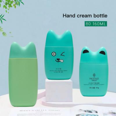 China 80ml160ml Hand Cartoon Lotion Bottle Sunscreen Travel Sub Bottle Children Creams Customized HDPE Cosmetics for sale