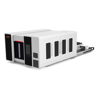 China China Popular Interchangeable Automated Loading Plate Laser Cutting Machine With Cabin for sale