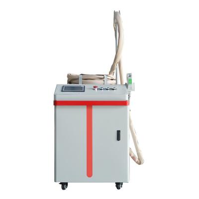 China 1500W PVC Rust Removing Fiber Laser Machine Fiber Laser Cleaning Remover For Rust Paint Oil for sale