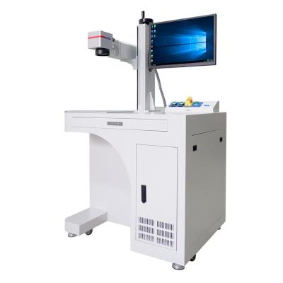 China VISION SYSTEM mopa m7 60w 30w with conveyor auto focus function fiber laser marking machine 20w for sale