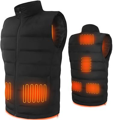 China Drop Shipping Waterproof Backing Heated Battery Operated Heated Vest Vest For Men And Women for sale